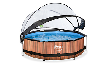 Frame pools & pool domes