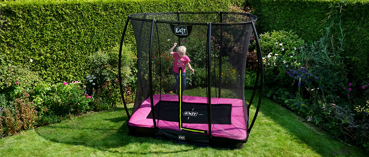 An inground or groundlevel trampoline?