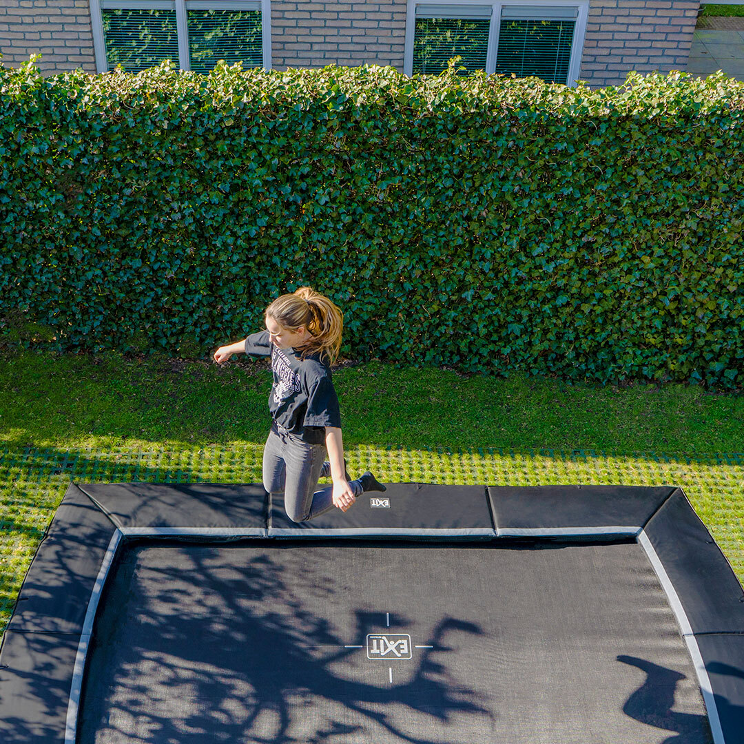 My trampoline in autumn and winter EXIT Toys