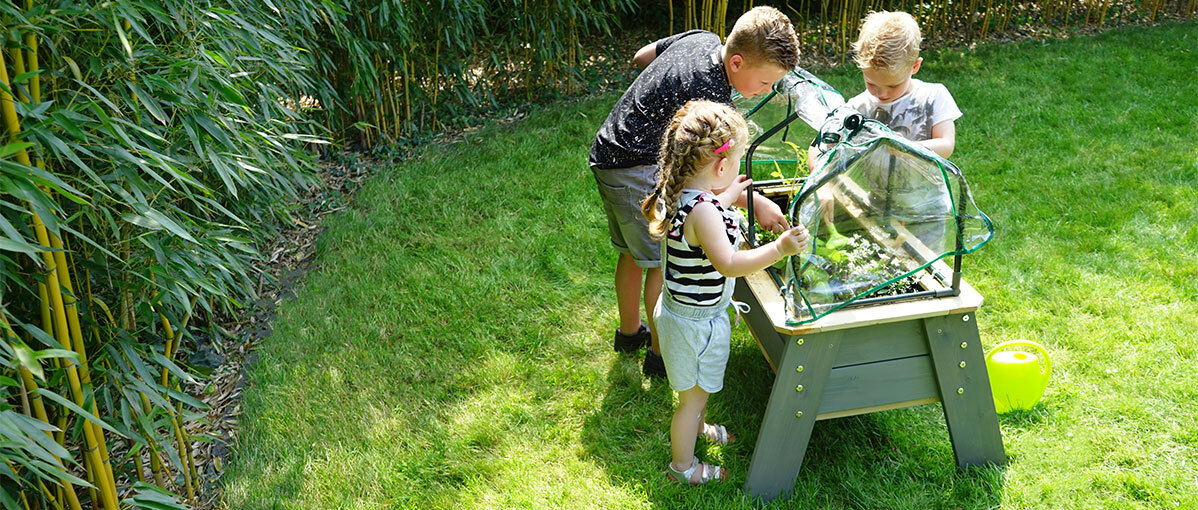 Fun and educational: a vegetable garden for children