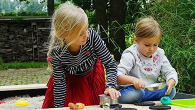 Playing outside in the winter with EXIT Toys