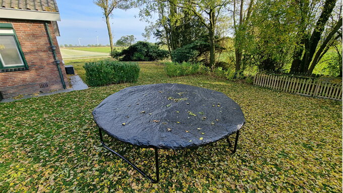 How do you prepare your trampoline for winter season?