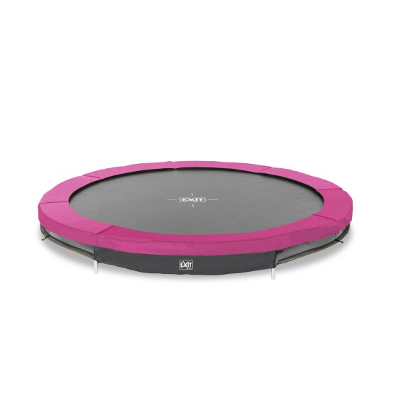 EXIT Silhouette ground trampoline ø305cm - pink