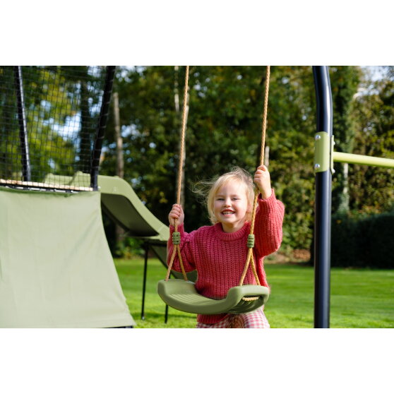 EXIT Ivy outdoor playset with slide and swing set