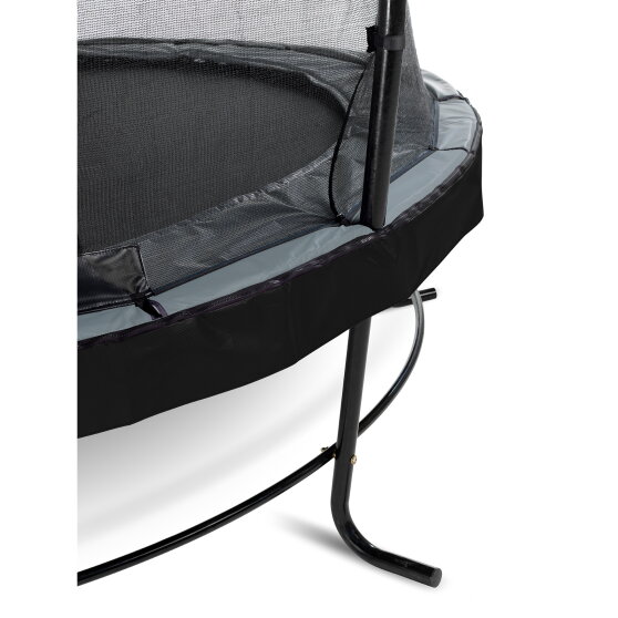 EXIT Elegant Premium trampoline ø253cm with Economy safetynet - black