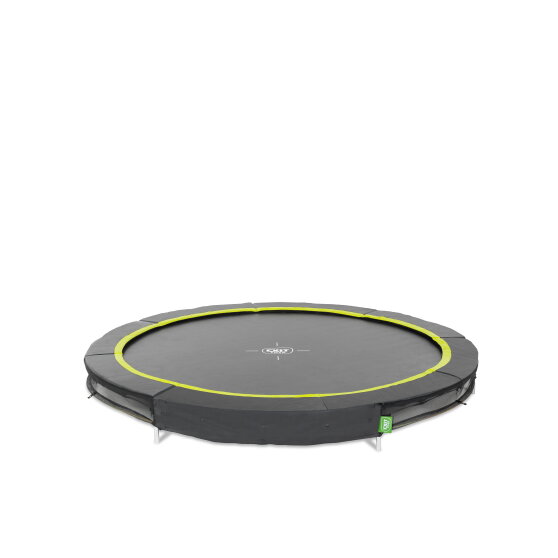 EXIT Silhouette ground sports trampoline ø244cm - black