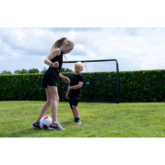 EXIT Finta steel football goal 300x200cm - black