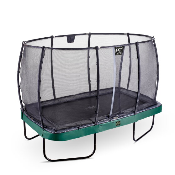 EXIT Elegant Premium trampoline complete set 244x427cm - green