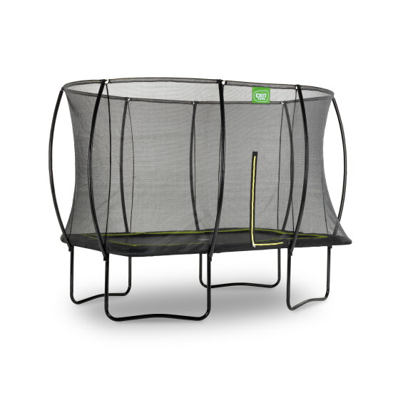 EXIT Silhouette trampoline 244x366cm with ladder - black