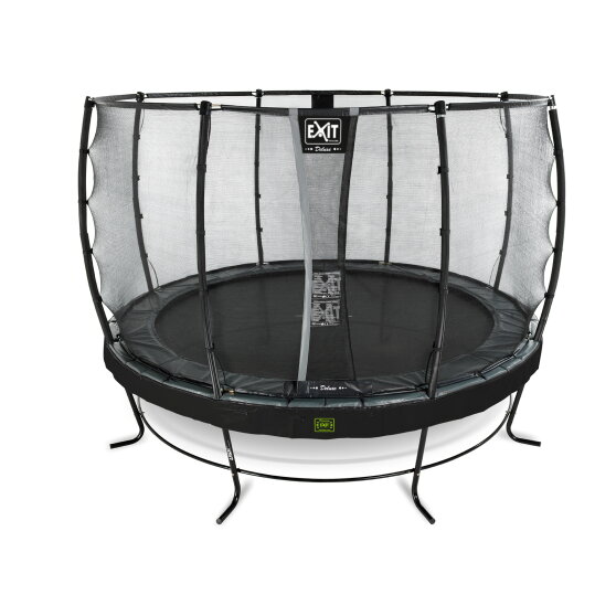 EXIT Elegant Premium trampoline complete set ø366cm - black