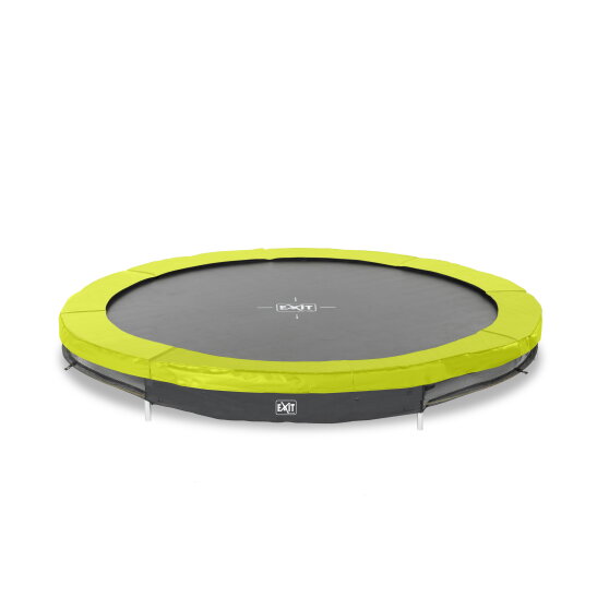 EXIT Silhouette ground sports trampoline ø305cm - green