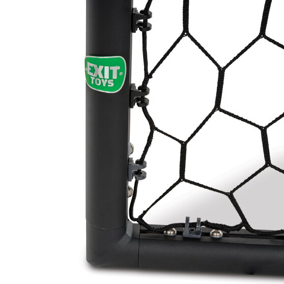 EXIT Scala Aluminium Soccer Goal 300x200 BLACK