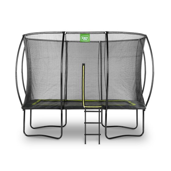EXIT Silhouette trampoline 214x305cm with ladder - black