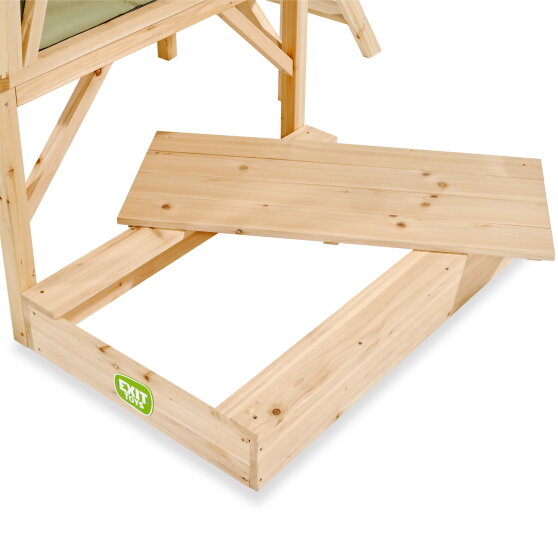 EXIT wooden sandpit 90x60x14cm