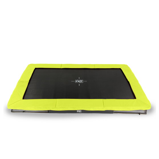 EXIT Silhouette ground sports trampoline 214x305cm - green
