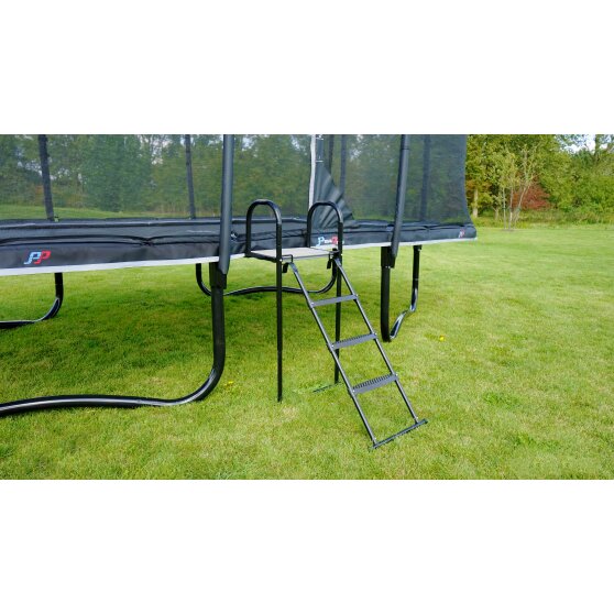 EXIT trampoline platform with ladder for frame height of 95-110cm