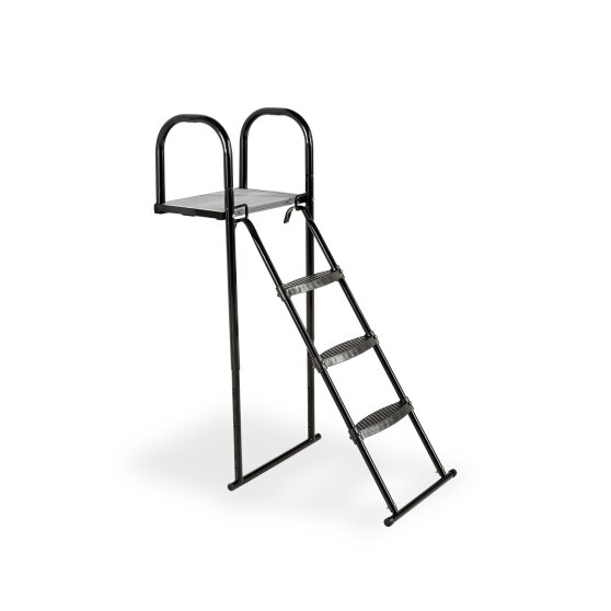 EXIT trampoline platform with ladder for frame height of 95-110cm