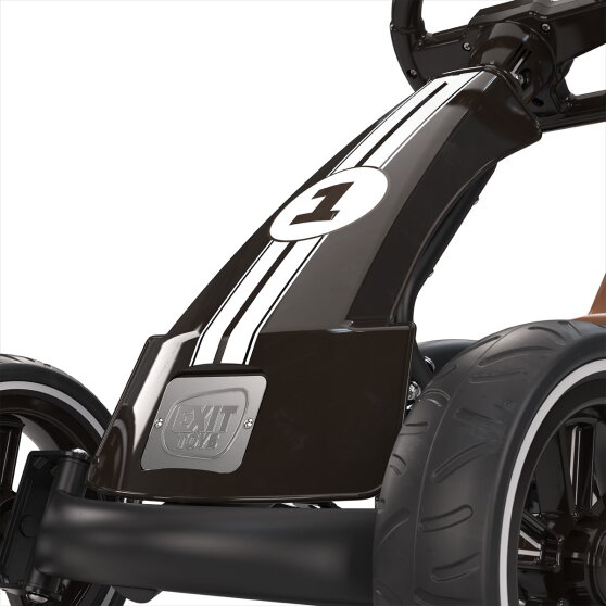 EXIT Foxy go-kart for kids black | pedal go-kart from 2 years