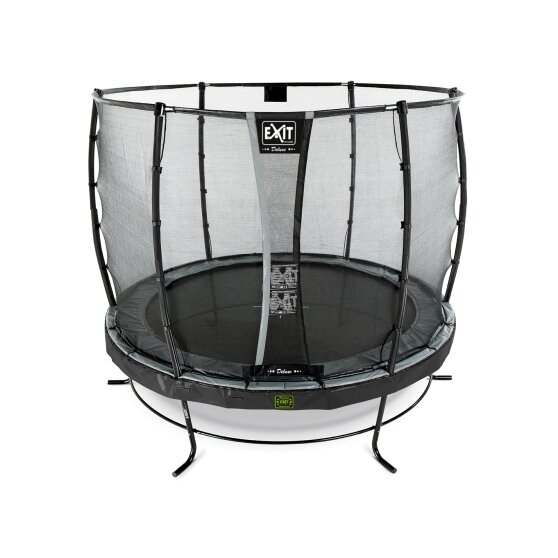 EXIT Elegant Premium trampoline ø253cm with Deluxe safetynet - black