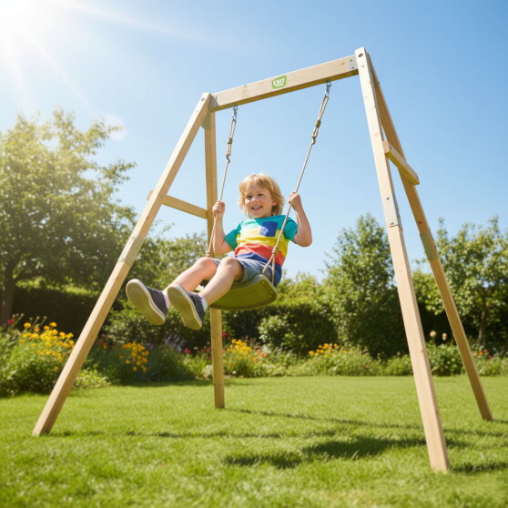 EXIT Silvi wooden swing that grows with you