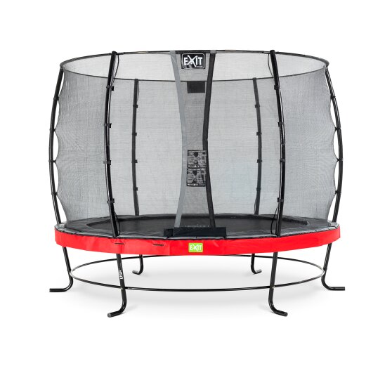 EXIT Elegant trampoline ø305cm with Economy safetynet - red