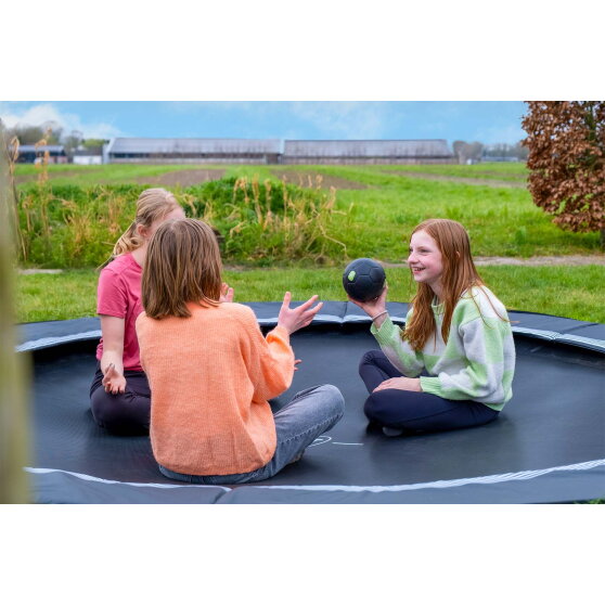 EXIT InTerra ground-level sports trampoline &oslash;305cm - black