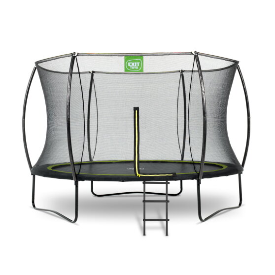 EXIT Silhouette trampoline ø305cm with ladder - black