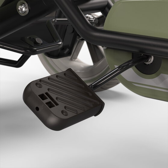 EXIT Foxy go-kart for kids green | pedal go-kart from 2 years