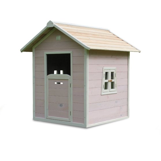 pink wooden playhouse