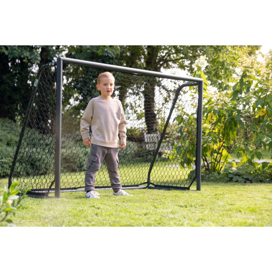 EXIT Scala aluminium football goal 180x120cm - black