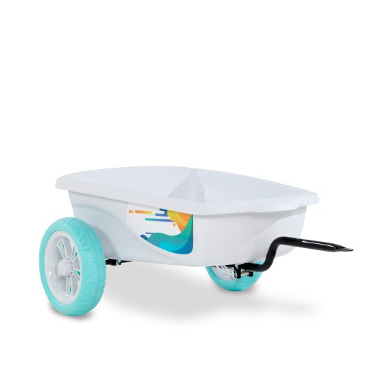 EXIT Foxy Club pedal go-kart trailer - white