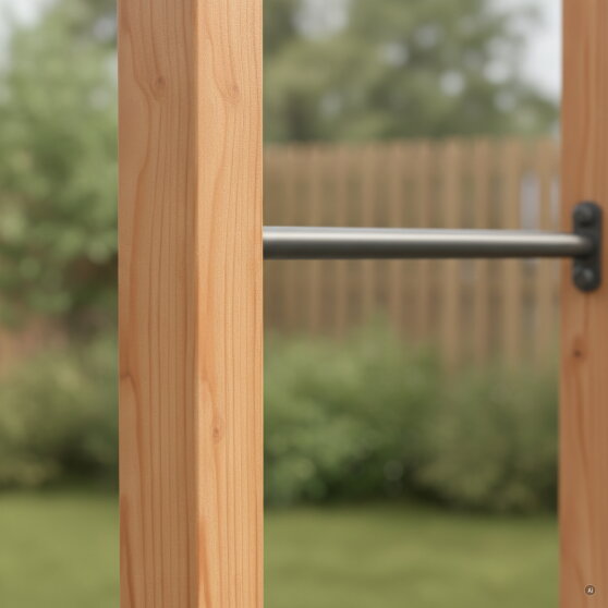 EXIT Linea 85 wooden gym bar double