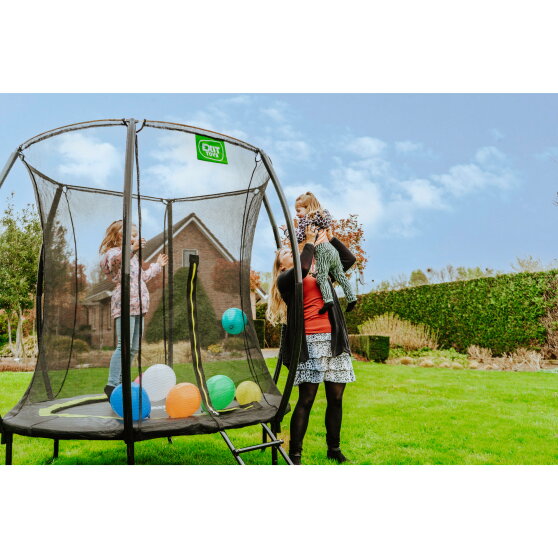 EXIT Silhouette trampoline ø183cm - green + free accessory kit