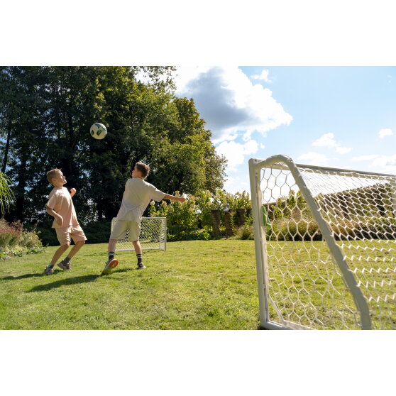 EXIT Scala aluminium football goal 120x80cm - white