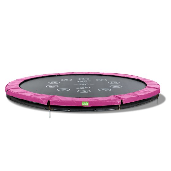 12.62.10.01-exit-twist-ground-trampoline-o305cm-pink-grey