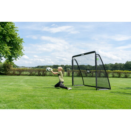 EXIT Coppa steel football goal 220x170cm - black