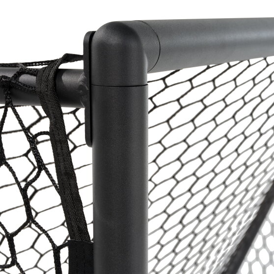 EXIT Scala aluminium football goal 120x80cm - black