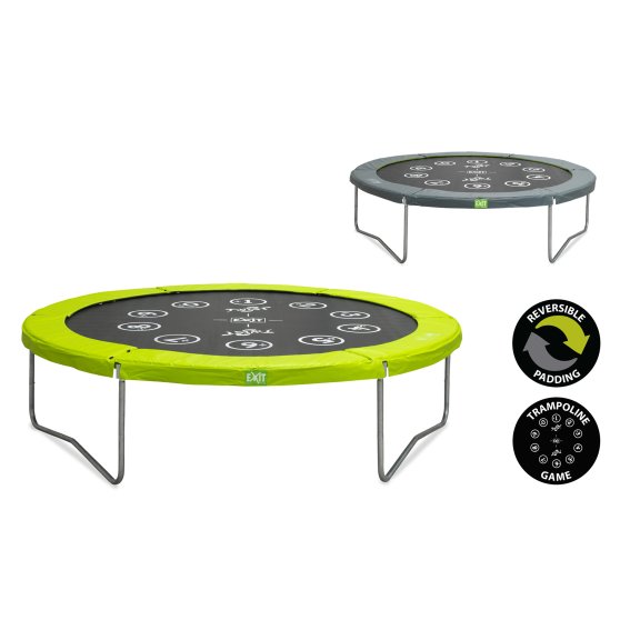 timer Mondstuk Toevallig EXIT Twist trampoline ø305cm - green/grey | EXIT Toys