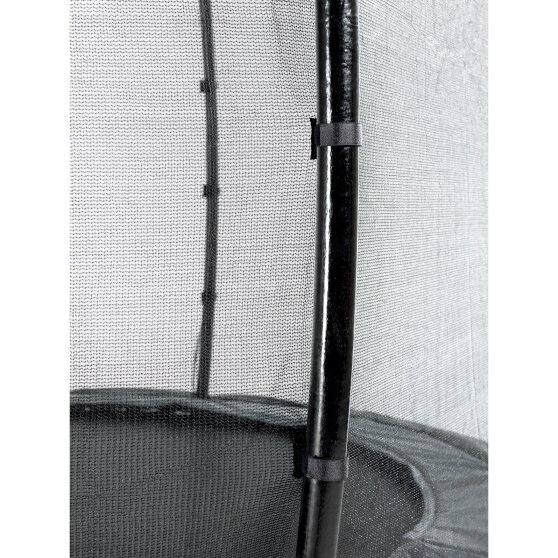 EXIT Elegant ground trampoline ø366cm with Economy safety net - black