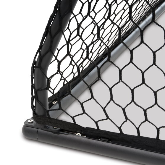 EXIT Scala aluminium football goal 120x80cm - black