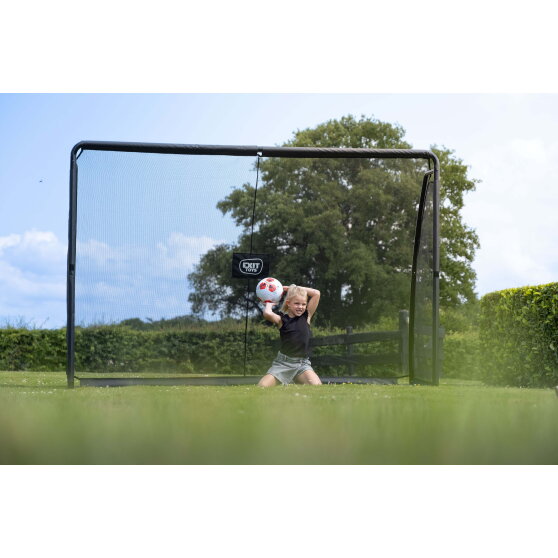 EXIT Finta steel football goal 300x200cm - black