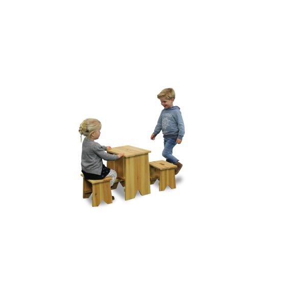 EXIT picnic set with two children stools