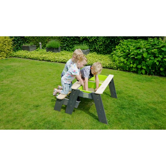 EXIT Aksent sand & water and picnic table (1 bench)