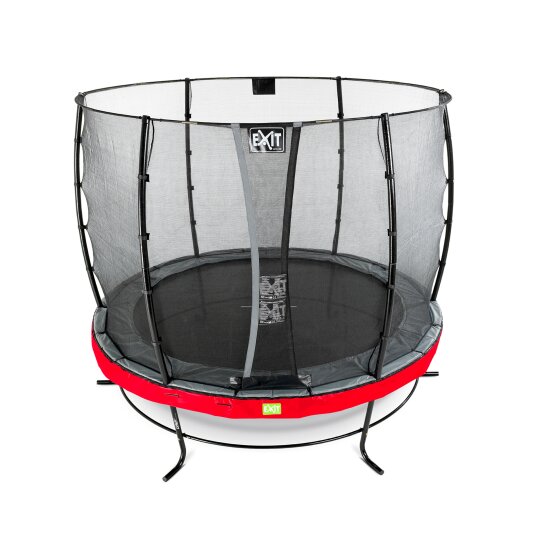 EXIT Elegant trampoline ø305cm with Economy safetynet - red