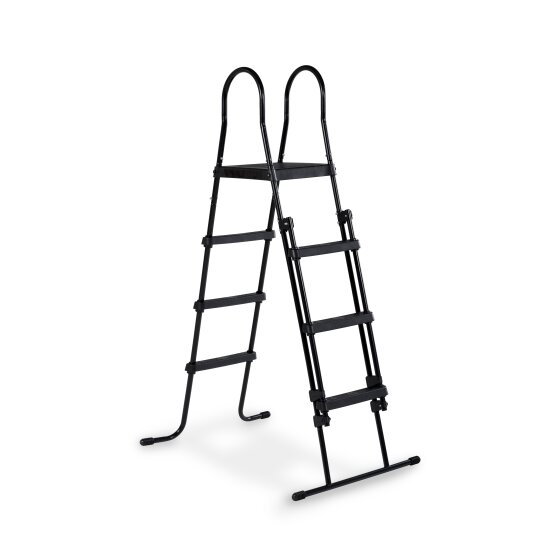 EXIT pool ladder for frame height of 108-122cm - black