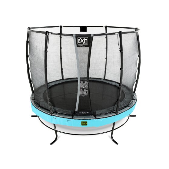 EXIT Elegant Premium trampoline ø305cm with Deluxe safetynet - blue