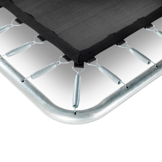 EXIT Silhouette ground trampoline 214x305cm with safety net - green