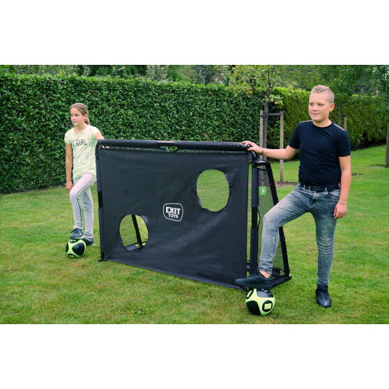 EXIT Maestro steel football goal 180x120cm - black