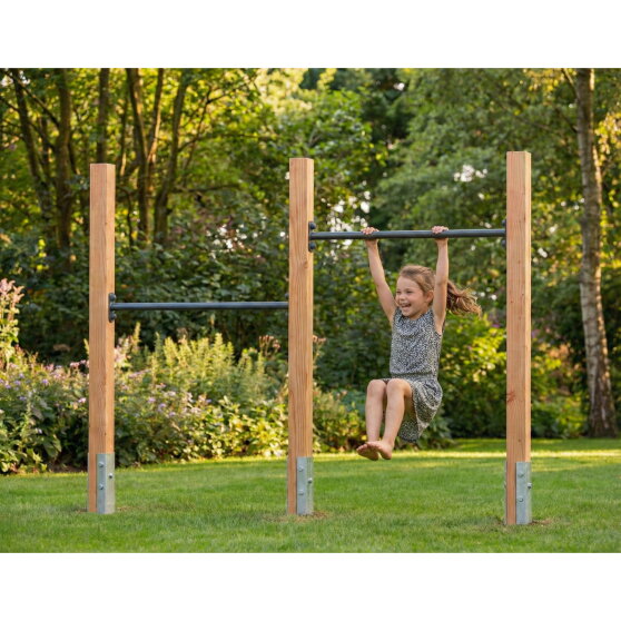 EXIT Linea 85 wooden tumble bar double