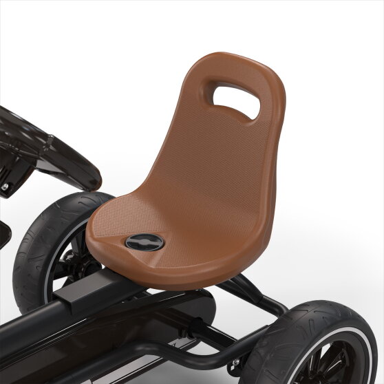 EXIT Foxy go-kart for kids black | pedal go-kart from 2 years